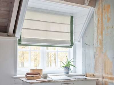 Roman Shades for Home Office