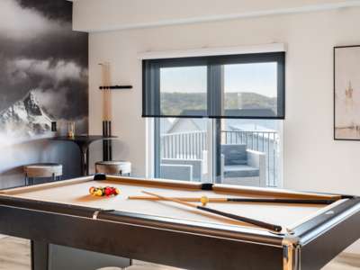 ROLLER SHADES, SOLAR SAHDES, SHEER, BLACK, GAMES ROOM 
