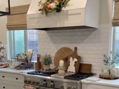 Woven Wood Shades for Kitchen