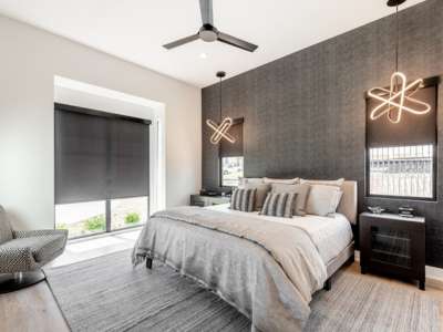 Motorized Roller Shades for Bedroom