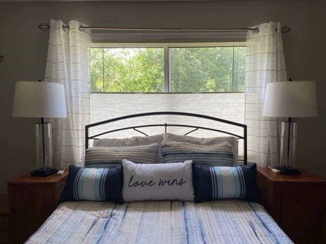 bedroom bottom up top down shade