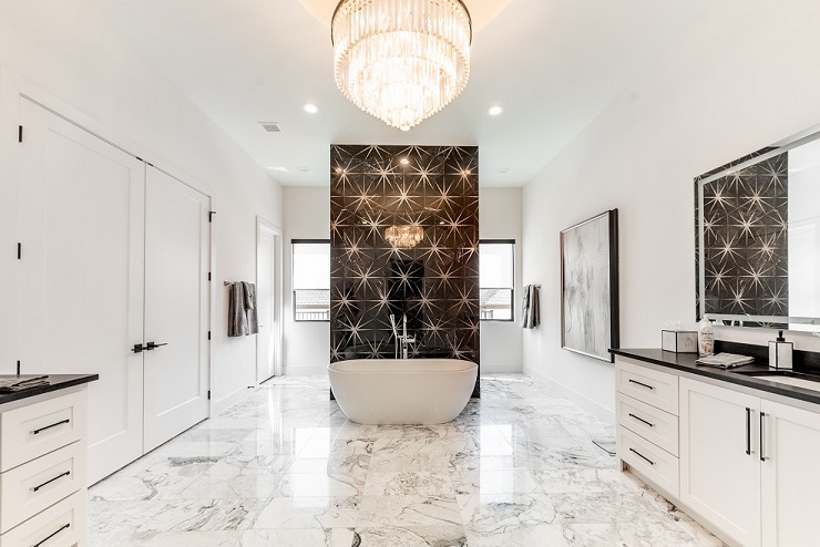 Motorized Roller Shades for Bathroom
